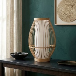 Lampshade MLM ML2346840-1 W18x18xH25 Nature Rattan White 