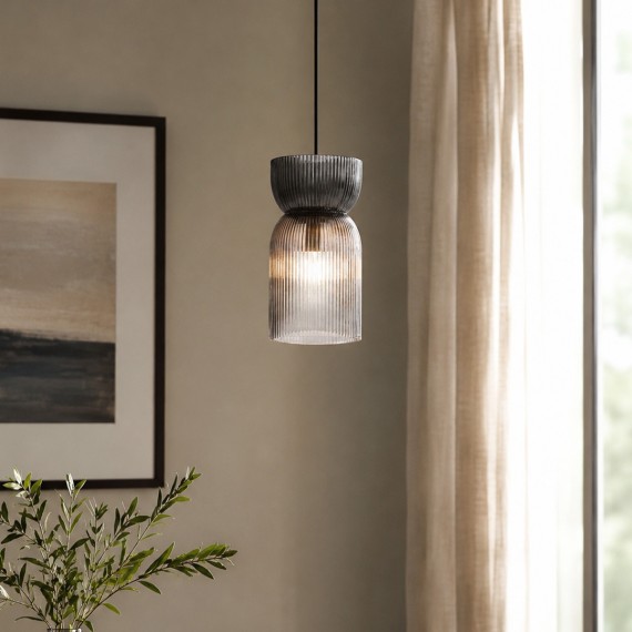 Люстра KOOPMAN PENDANT LIGHT 16X26CM GREY (128575) (HZ1934160)