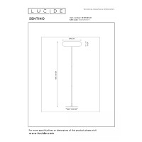 Торшер LUCIDE SENTINO (10725/01/41)