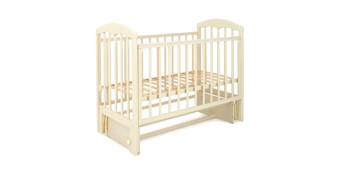 Кровать для новорожденных RANT TRADE СИЛЬВИЯ-5 120*60 УНИВЕР МАЯТ/ СЛОНОВАЯ КОСТЬ ЦБ-0013087