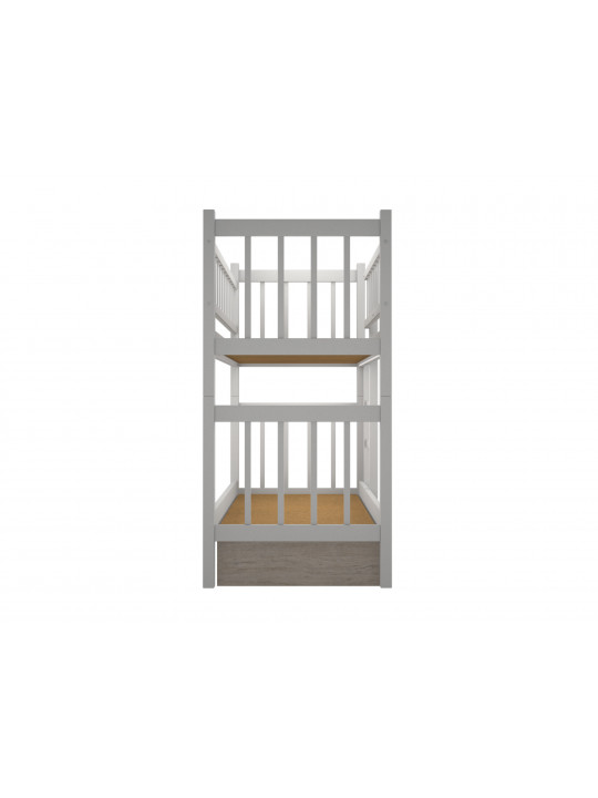 Детский кровать HOBEL TWO STOREY EX-B53 SHELF 90X190 WHITE (8) 