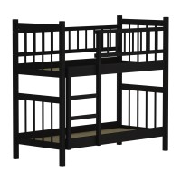 Bed for children HOBEL TWO-STOREY EX-B53 90X190 CHOCOLATE PIGMENT (7) 