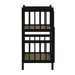 Bed for children HOBEL TWO-STOREY EX-B53 90X190 CHOCOLATE PIGMENT (7) 