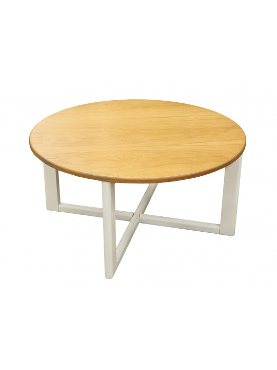 Coffee table HOBEL EMMA WOOD C WHITE/NATURAL (1) 