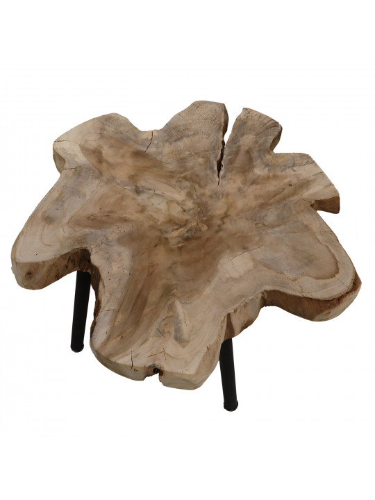 Կողասեղան KOOPMAN END TABLE TEAK DIA 55XH45CM (J11301280)