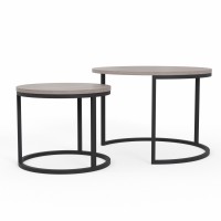 Coffee table HOBEL EX-B22 METAL BLACK/K079 (2) 