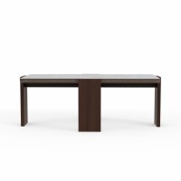 Coffee table HOBEL GILDE STONE 60X120 IVORIE LIGHT GREY/OAK PIGMENT (2) 