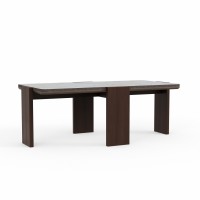 Coffee table HOBEL GILDE STONE 60X120 IVORIE LIGHT GREY/OAK PIGMENT (2) 