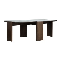 Журнальный стол HOBEL GILDE STONE 60X120 IVORIE LIGHT GREY/OAK PIGMENT (2) 