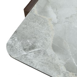 Журнальный стол HOBEL GILDE STONE 60X120 IVORIE LIGHT GREY/OAK PIGMENT (2) 