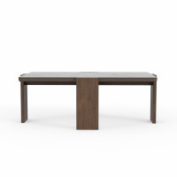 Coffee table HOBEL GILDE STONE 75X120 IVORIE BEIGE/BROWN PIGMENT (2) 