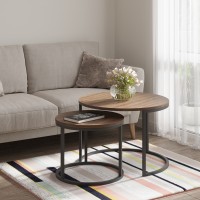 Журнальный стол HOBEL EX-B22 METAL BLACK/ K090 (2) 