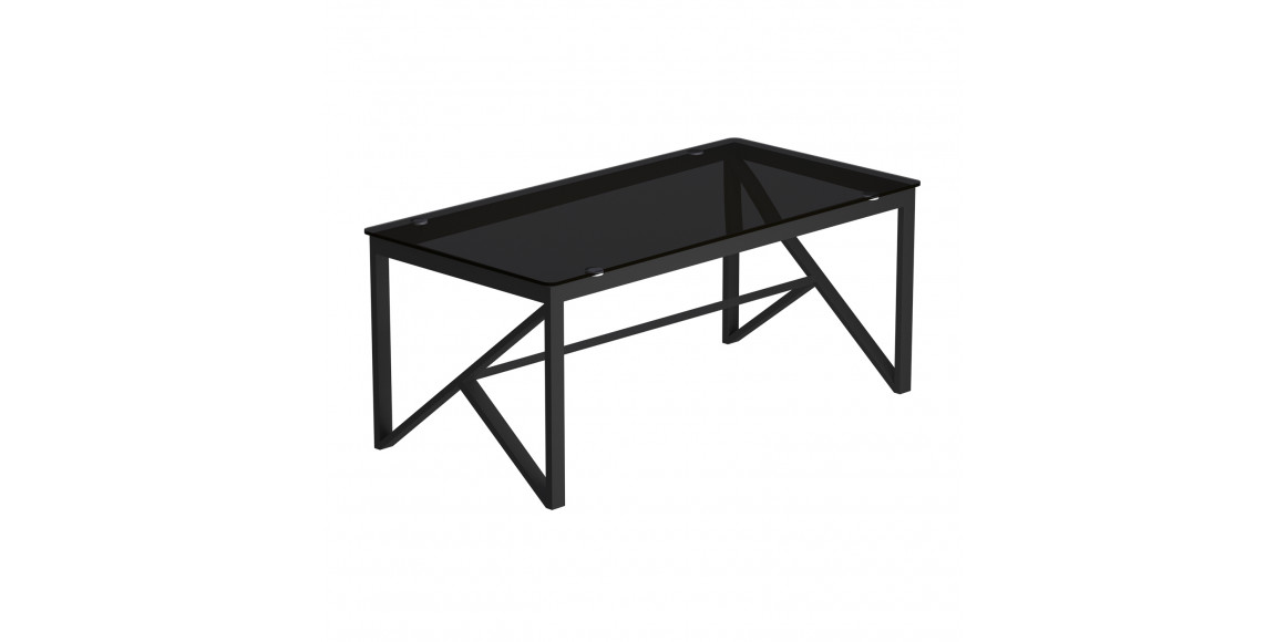 Սուրճի սեղան HOBEL GRAND METAL BLACK/ GLASS (1) 