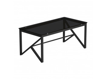 Журнальный стол HOBEL GRAND METAL BLACK/ GLASS (1) 