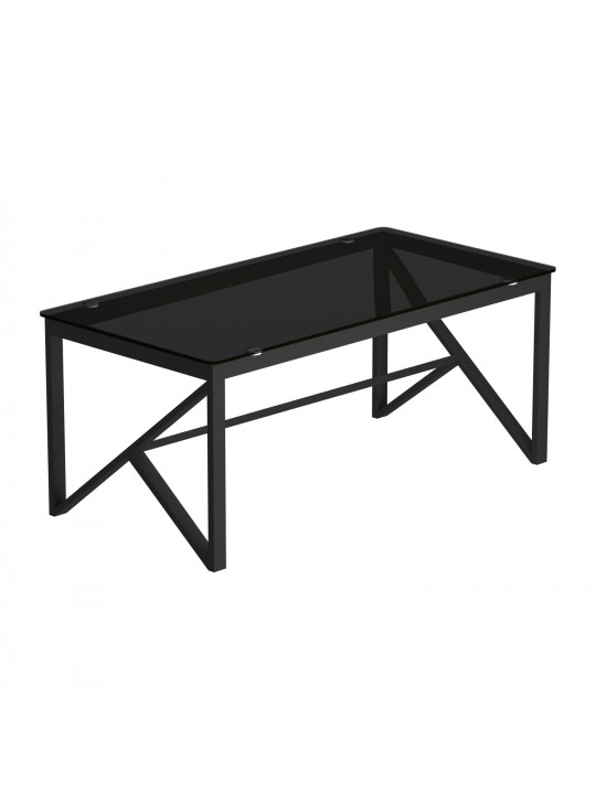 Սուրճի սեղան HOBEL GRAND METAL BLACK/ GLASS (1) 