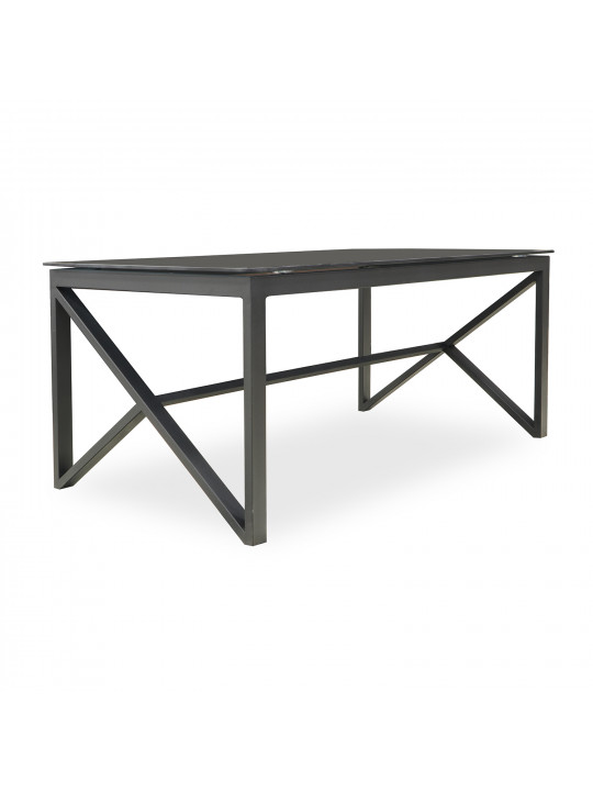 Սուրճի սեղան HOBEL GRAND METAL BLACK/ GLASS (1) 