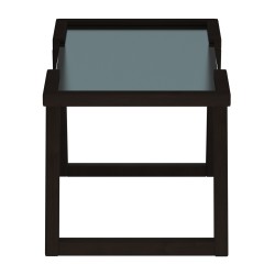 Журнальный стол HOBEL MIA GLASS BROWN PIGMENT (2) 
