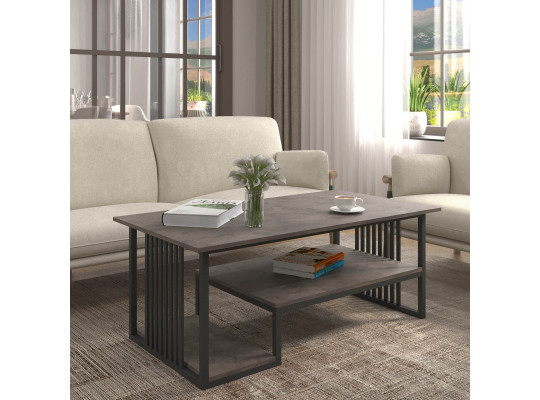 Սուրճի սեղան HOBEL ML-ARM99 METAL BLACK/ K539 (1) 