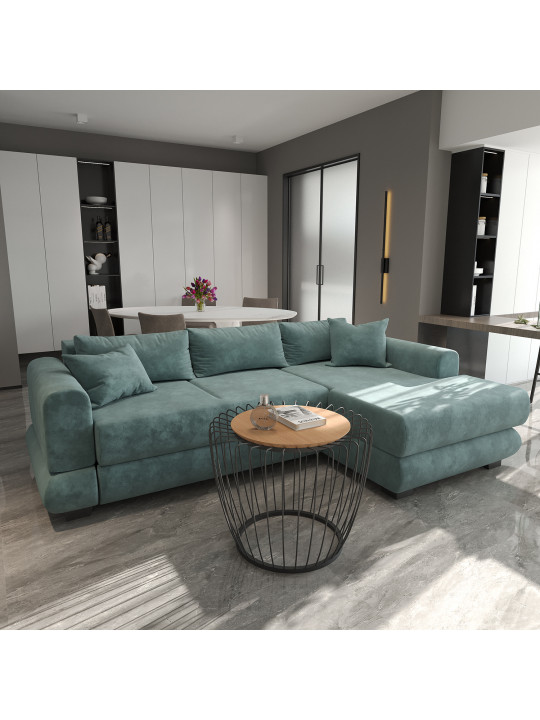 Журнальный стол HOBEL SABINE L-51R F502 BLACK KAJURA AREX (1) 
