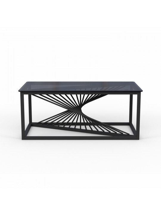 Սուրճի սեղան HOBEL WMX-CT-27 METAL BLACK/GLASS FM (1) 