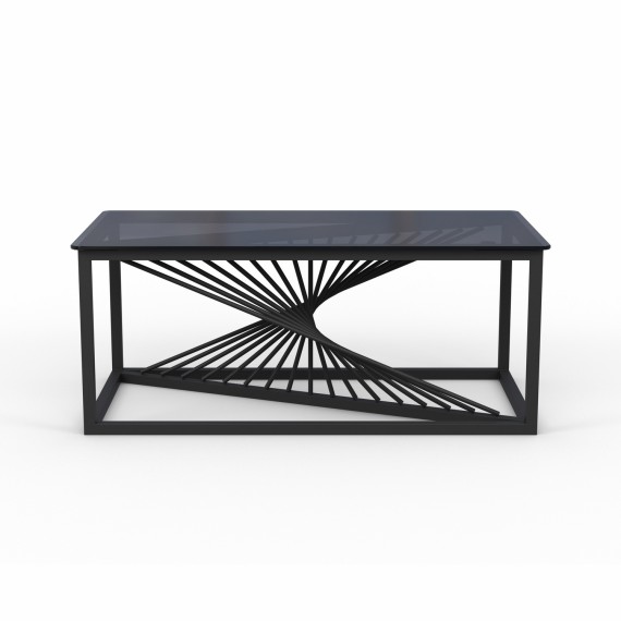 Սուրճի սեղան HOBEL WMX-CT-27 METAL BLACK/GLASS FM (1) 