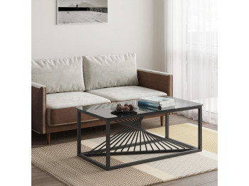 Սուրճի սեղան HOBEL WMX-CT-27 METAL BLACK/GLASS FM (1) 