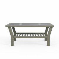 Coffee table HOBEL LUCI WOOD GREY (1) 