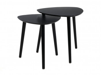 Side table KOOPMAN SET OF 2 PCS BLACK (MB4000100)