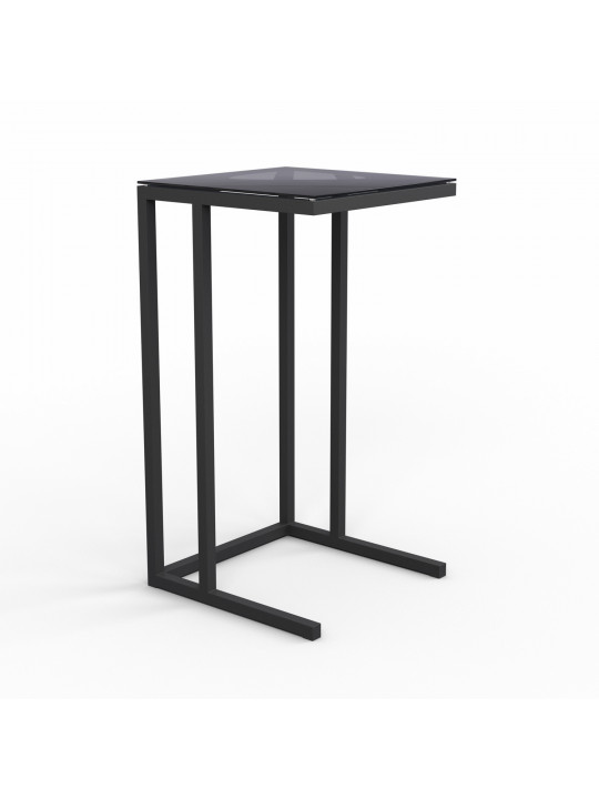 Կողասեղան HOBEL METAL+GLASS EX-B17-1 BLACK (2) 