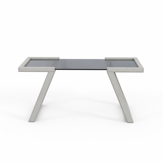 Журнальный стол HOBEL MIA GLASS ANTIC GREY (2) 