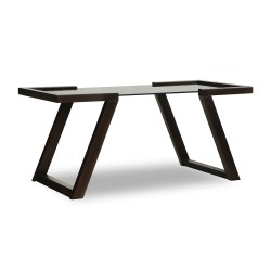Журнальный стол HOBEL MIA GLASS DARK CHOCOLATE (2) 
