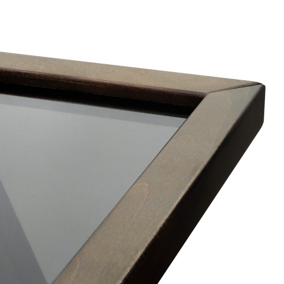 Սուրճի սեղան HOBEL MIA GLASS DARK CHOCOLATE (2) 
