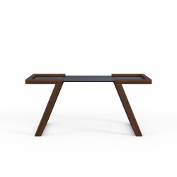 Журнальный стол HOBEL MIA GLASS OAK PIGMENT (2) 