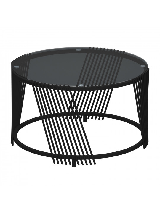 Սուրճի սեղան HOBEL WMX-CT-39 BLACK METAL/GLASS FM (1) 