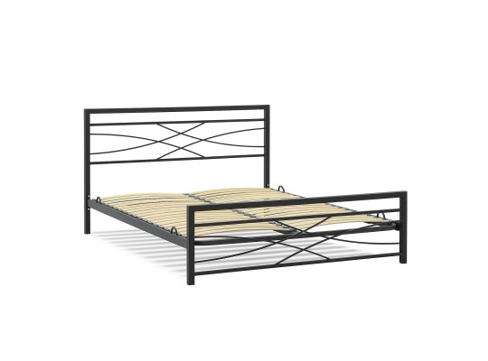 Bed HOBEL WMX-B-97 160x200 METAL BLACK (3) 