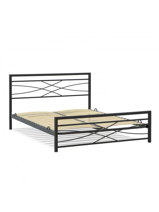 Bed HOBEL WMX-B-97 160x200 METAL BLACK (3) 