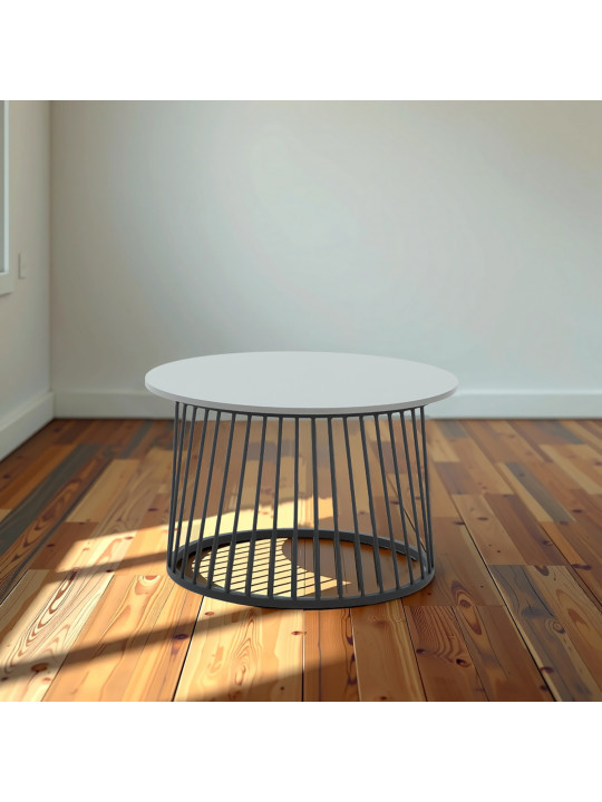 Coffee table HOBEL WMX-CT-18 MDF 5502Y/ BLACK METAL  (1) 