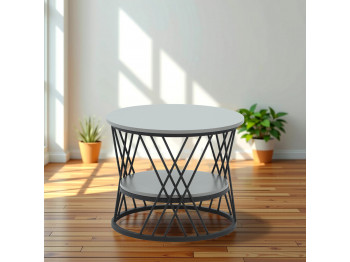Coffee table HOBEL WMX-CT-19 MDF 5502Y/ BLACK METAL  (1) 