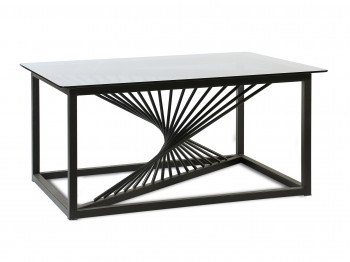 Սուրճի սեղան HOBEL WMX-CT-27 METAL BLACK/GLASS FM (1) 