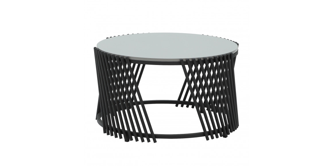 Журнальный стол HOBEL WMX-CT-39 MDF 5502Y/ BLACK METAL  (1) 