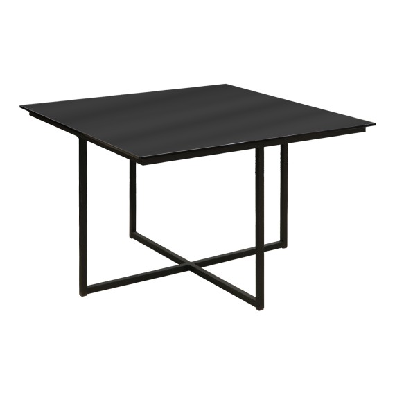 Журнальный стол HOBEL WMX-CT-48 BLACK METAL/BLACK GLASS FM (3) 