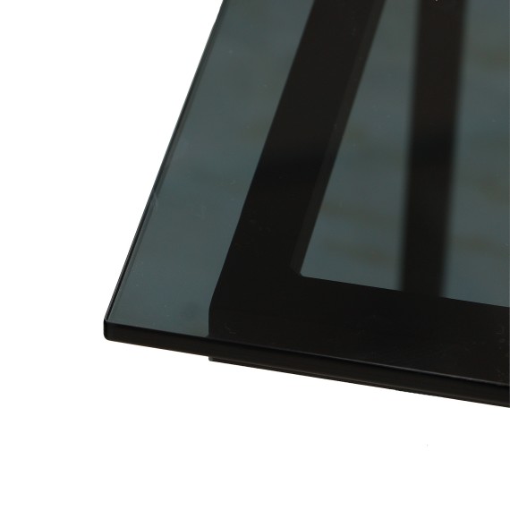 Журнальный стол HOBEL WMX-CT-48 BLACK METAL/BLACK GLASS FM (3) 