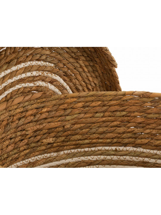 Դեկորատիվ առարկաներ KOOPMAN BASKET SET CATTAIL LEAF ROUND (KR2002610 L)