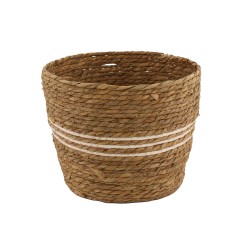 Decorate objects KOOPMAN BASKET SET CATTAIL LEAF ROUND (KR2002610 M)