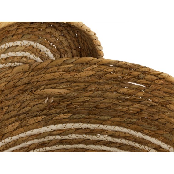 Դեկորատիվ առարկաներ KOOPMAN BASKET SET CATTAIL LEAF ROUND (KR2002610 M)