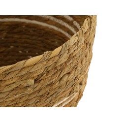 Decorate objects KOOPMAN BASKET SET CATTAIL LEAF ROUND (KR2002610 M)
