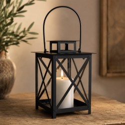 Decorate objects BANQUET 63915026 METAL LANTERN1 17X25CM 