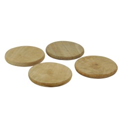 Layers KOOPMAN A55500460 COASTERS 10CM NATURAL (602075)