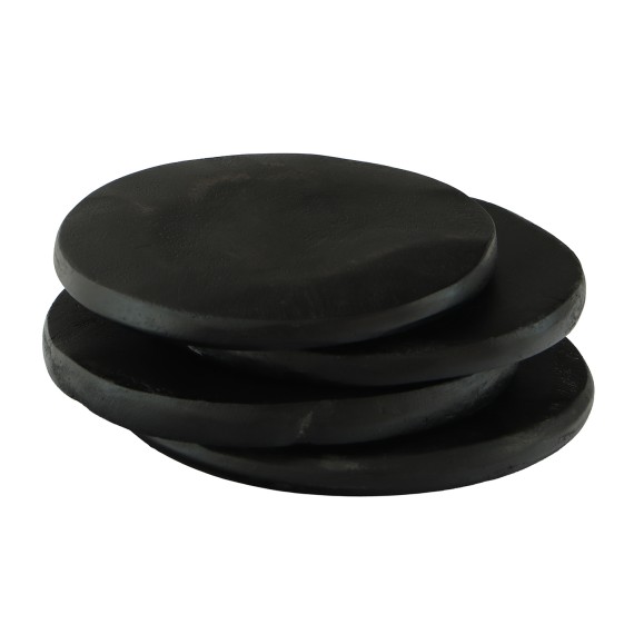 Подставки KOOPMAN A55500480 COASTERS 10CM DARK FINISH (605595)
