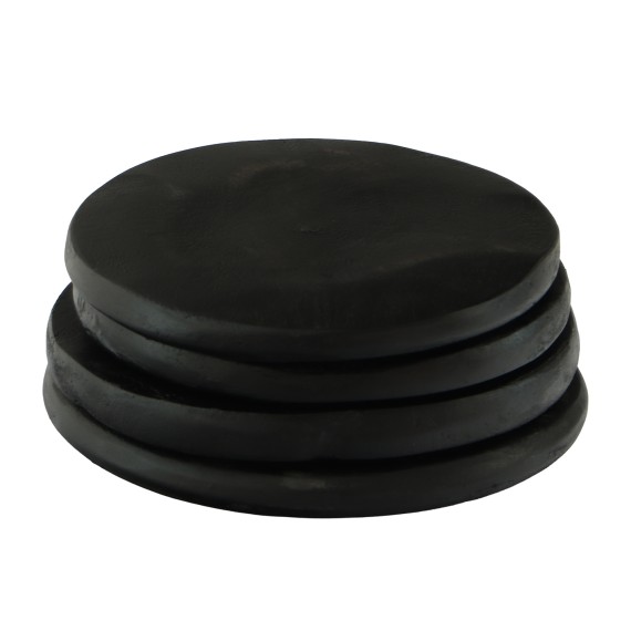 Подставки KOOPMAN A55500480 COASTERS 10CM DARK FINISH (605595)